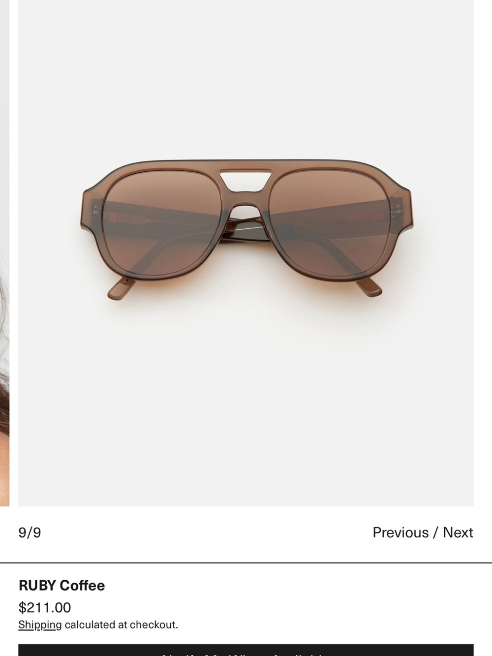 Lu Goldie x Ruby Tuesday Mathews Sunglasses